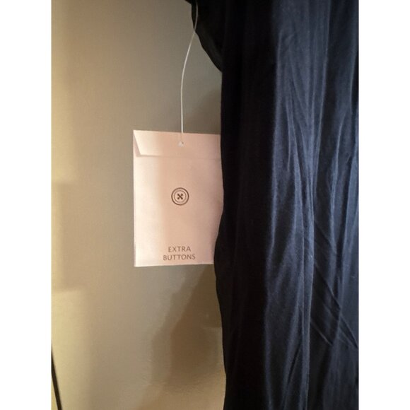 Coldwater Creek Black Beaded Sleeveless Top L 14 Elegant Sheer Layered Design Wo - Picture 7 of 7